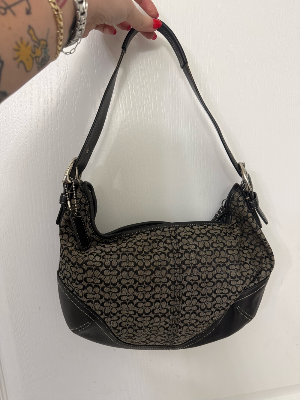 SOLD DONT BUY Vintage Coach Y2K Signature Soho Hobo Purse